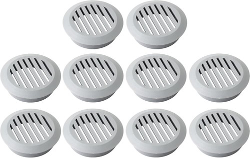 10x griglia aerazione tonda - di,