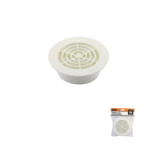 Griglia aerazione 90mm tonda - 90mm,